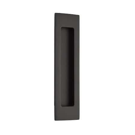 Patioplus 7 in. Modern Rectangular Flush Pull, Flat Black PA2667424
